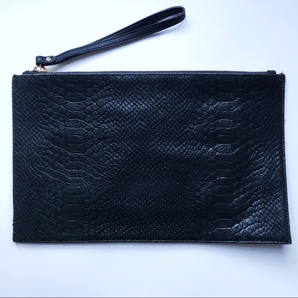 Zara Leather Clutch